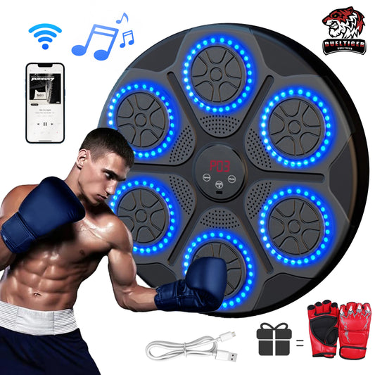 New Music Boxing Machine Smart Bluetooth Wall Mounted Target Trainer Home Gym Punching Equipment