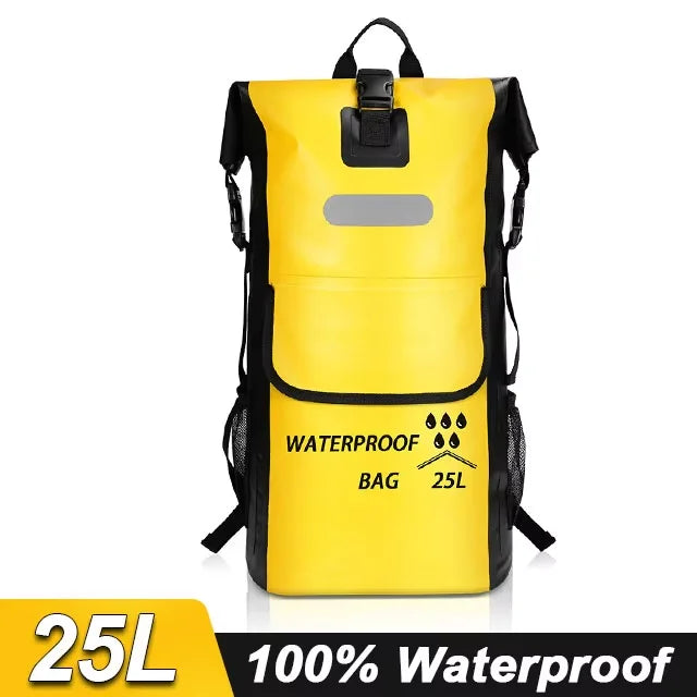 NEWBOLER 25L Waterproof Dry Bag Backpack for Kayaking, Boating Sailing Rafting Fishing Camping