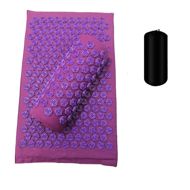 Spike Massage Lotus Acupuncture Cushion Massage Yoga Mat Relieve Stress Back Body Pain - Multiple Options