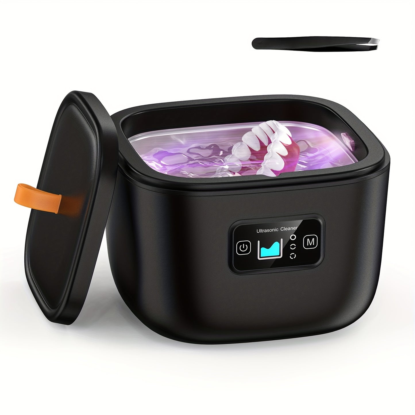 Ultrasonic Denture Cleaner, Multi-Function Jewelry and Oral Care Specialist, 110V-240V AC Powered