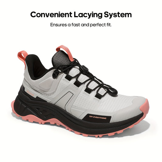 Women's Lightweight Hiking Shoes, Comfortable Quick Laces Outdoors Sneakers