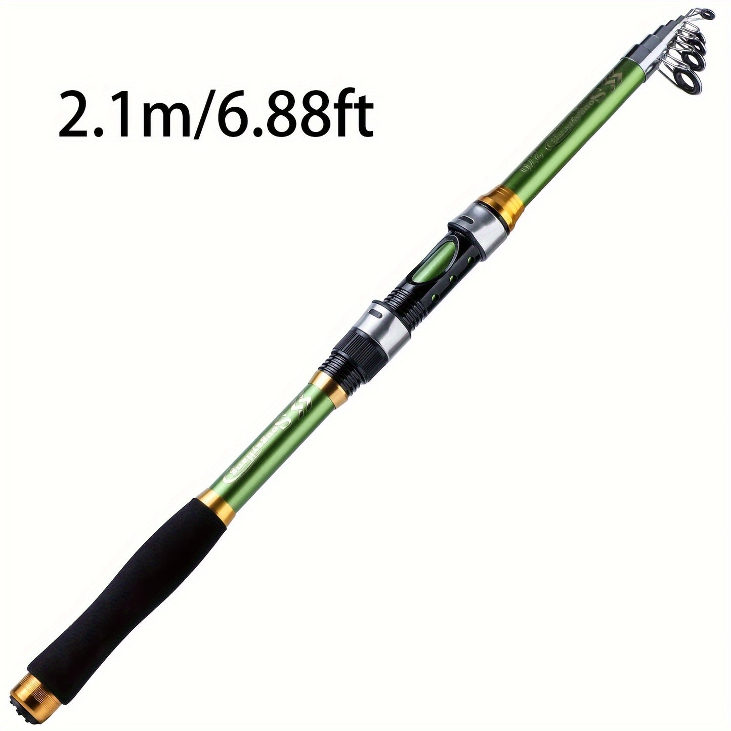 Sougayilang Spinning Rod Max Drag 10Kg Ultralight Carbon Fiber Portable Telescopic Fishing Pole